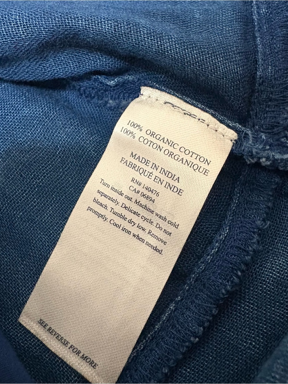 Faherty Button down Mini Dress - Picture 5 of 6
